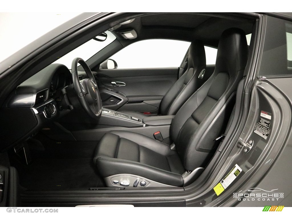 2014 911 Carrera Coupe - Agate Grey Metallic / Black photo #12