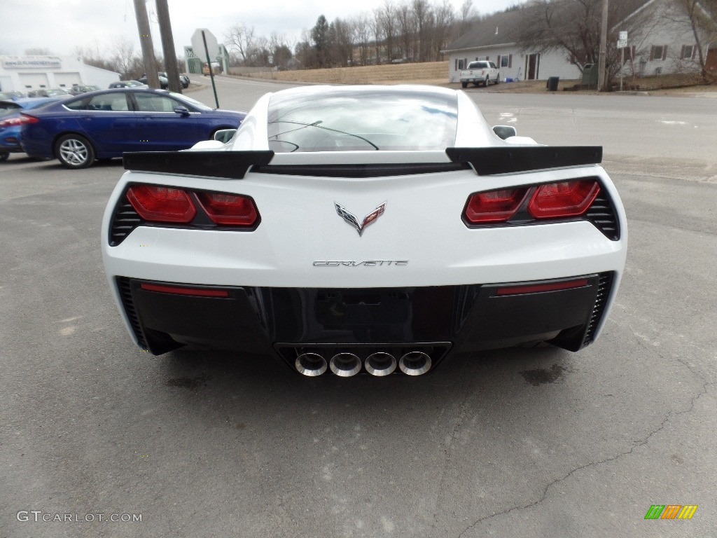 2019 Corvette Grand Sport Coupe - Arctic White / Black photo #8