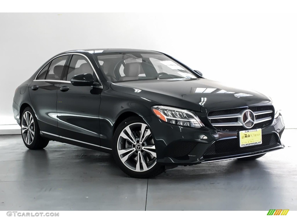 2019 C 300 Sedan - Emerald Green Metallic / Silk Beige/Black photo #12