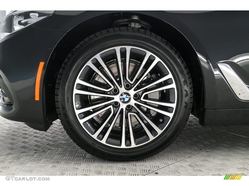 2019 5 Series 530i Sedan - Black Sapphire Metallic / Black photo #9