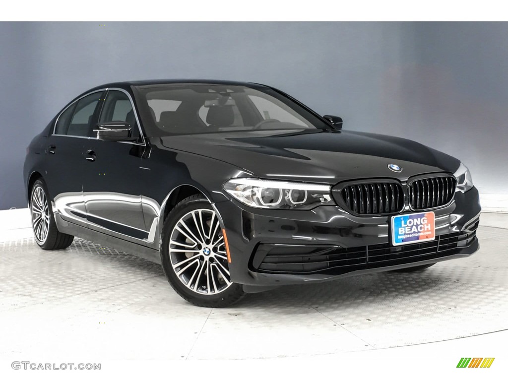 2019 5 Series 530i Sedan - Black Sapphire Metallic / Black photo #12