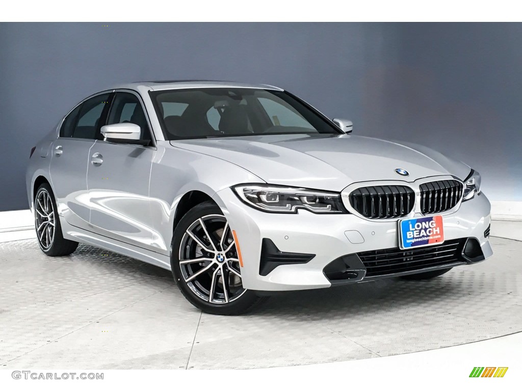 2019 3 Series 330i Sedan - Glacier Silver Metallic / Black photo #12