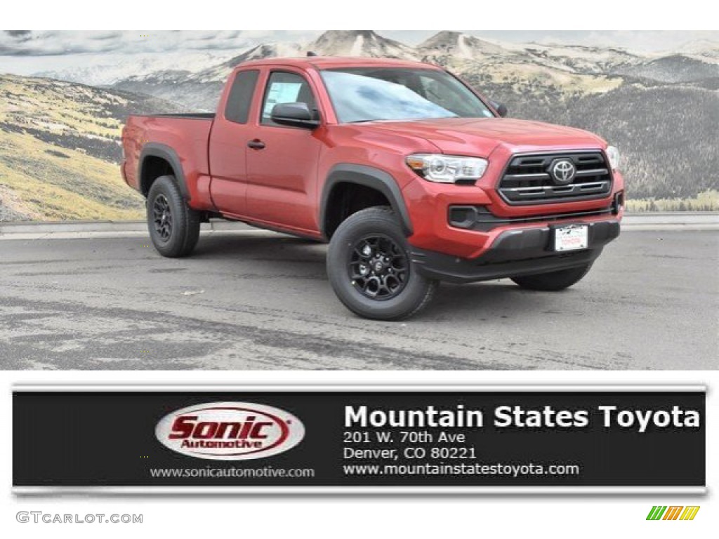 2019 Tacoma SR Access Cab 4x4 - Barcelona Red Metallic / Cement Gray photo #1