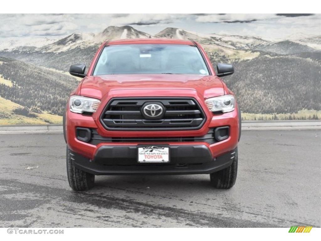 2019 Tacoma SR Access Cab 4x4 - Barcelona Red Metallic / Cement Gray photo #2