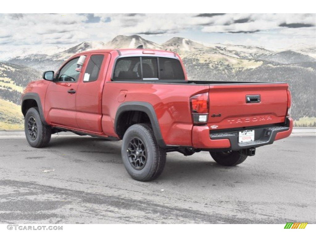 2019 Tacoma SR Access Cab 4x4 - Barcelona Red Metallic / Cement Gray photo #3