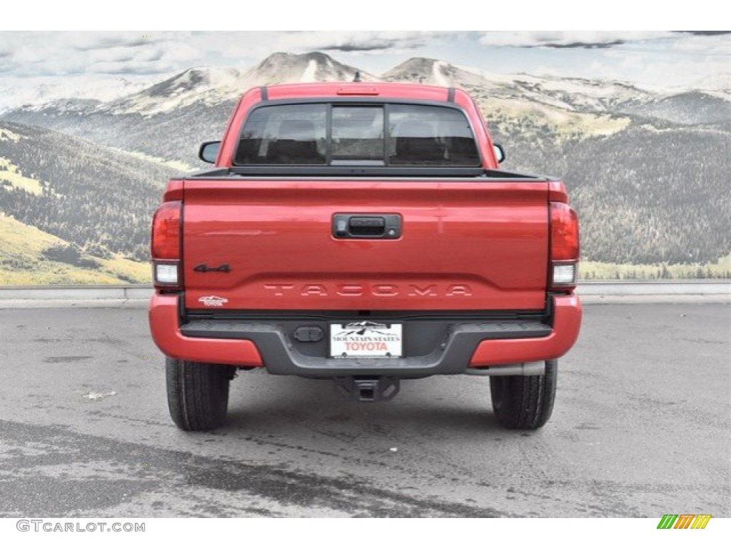 2019 Tacoma SR Access Cab 4x4 - Barcelona Red Metallic / Cement Gray photo #4