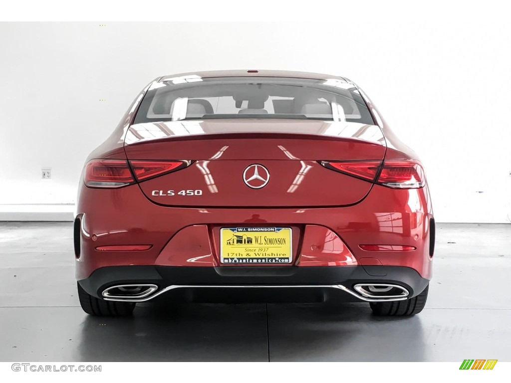 2019 CLS 450 Coupe - designo Cardinal Red Metallic / Macchiato Beige/Magma Grey photo #3