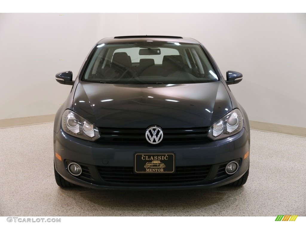 2013 Golf 4 Door TDI - Blue Graphite Metallic / Titan Black photo #2