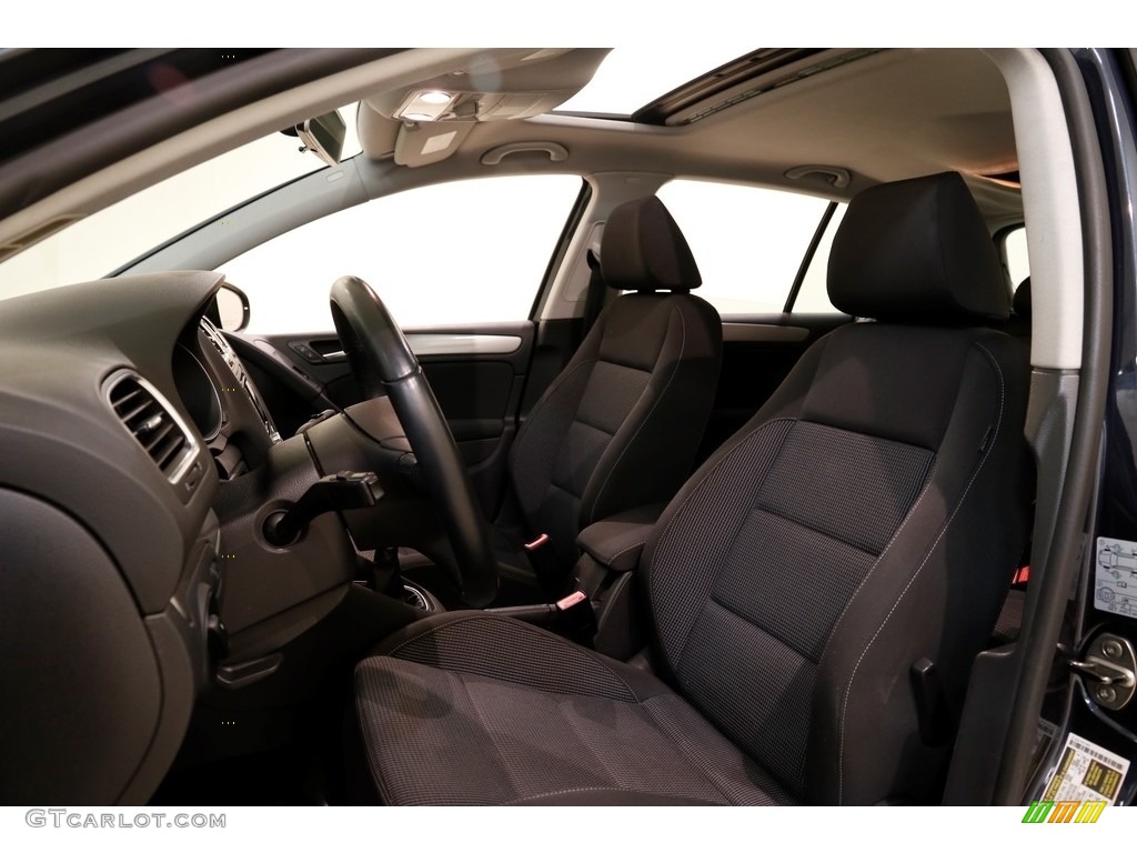 2013 Golf 4 Door TDI - Blue Graphite Metallic / Titan Black photo #5