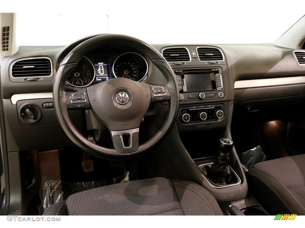 2013 Golf 4 Door TDI - Blue Graphite Metallic / Titan Black photo #6