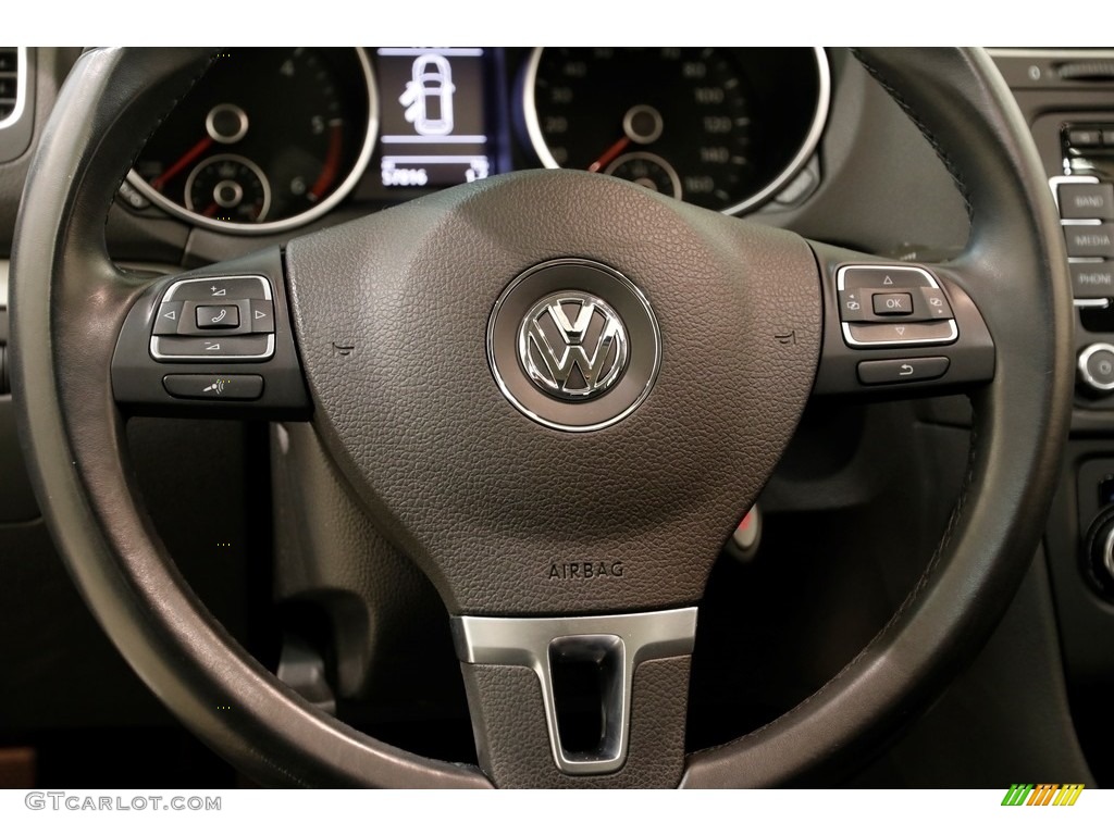 2013 Golf 4 Door TDI - Blue Graphite Metallic / Titan Black photo #7