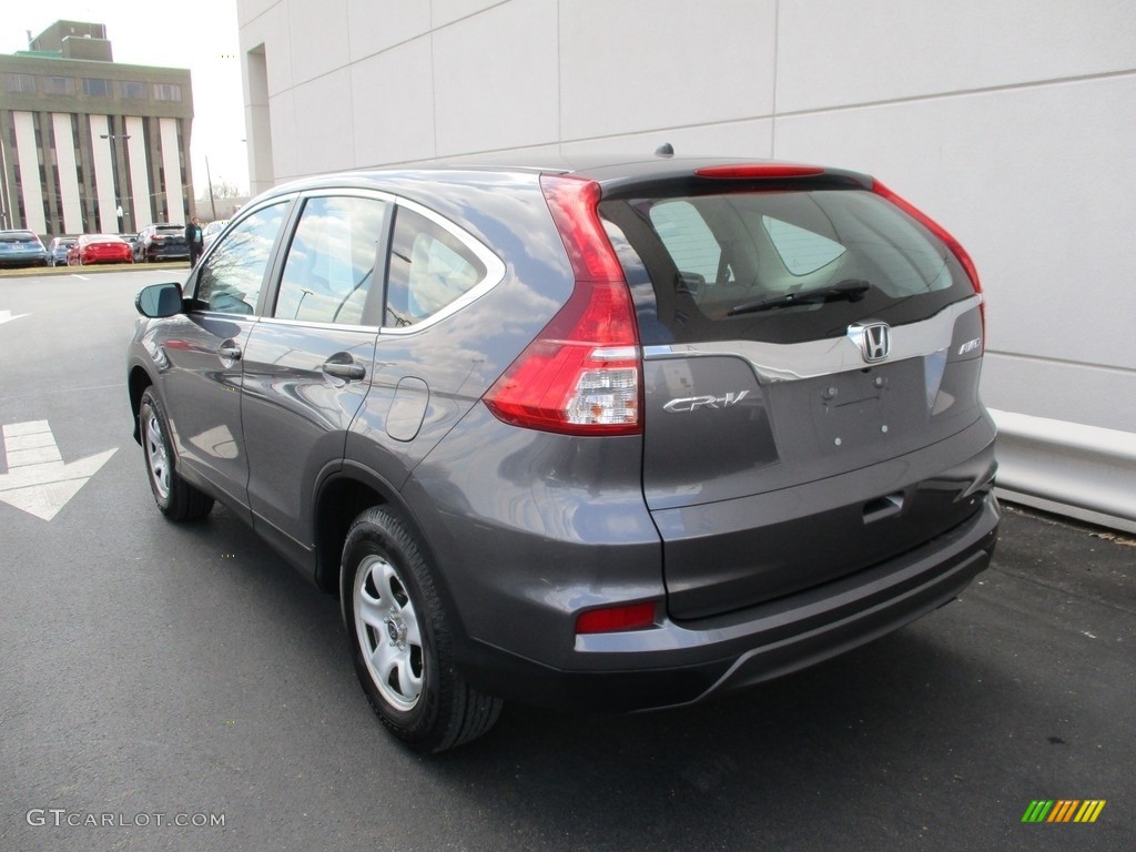 2016 CR-V LX AWD - Modern Steel Metallic / Gray photo #3