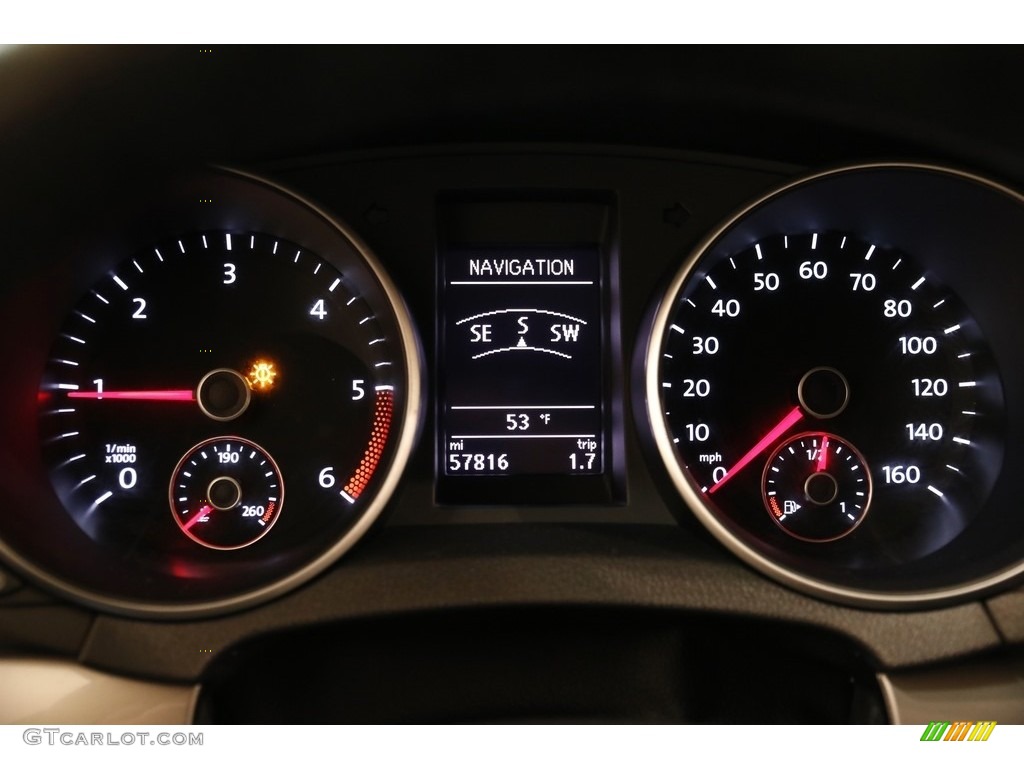 2013 Golf 4 Door TDI - Blue Graphite Metallic / Titan Black photo #8