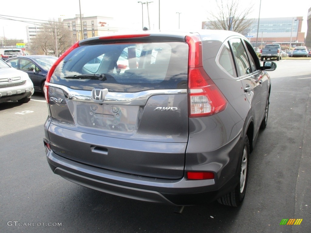 2016 CR-V LX AWD - Modern Steel Metallic / Gray photo #5