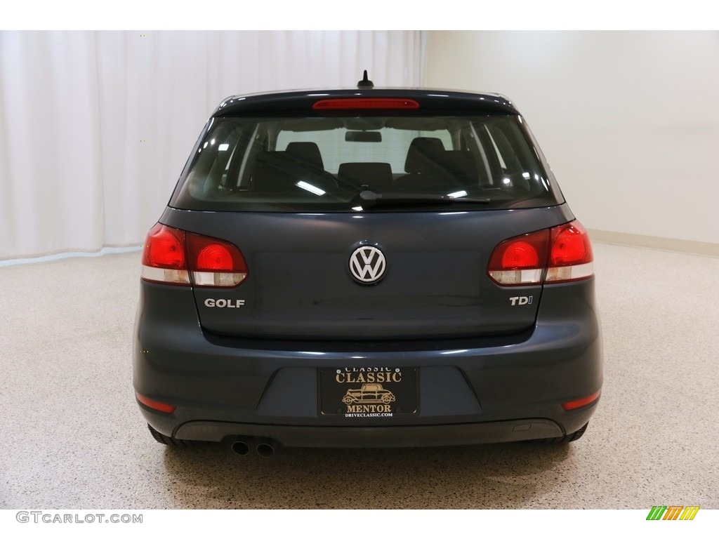 2013 Golf 4 Door TDI - Blue Graphite Metallic / Titan Black photo #18