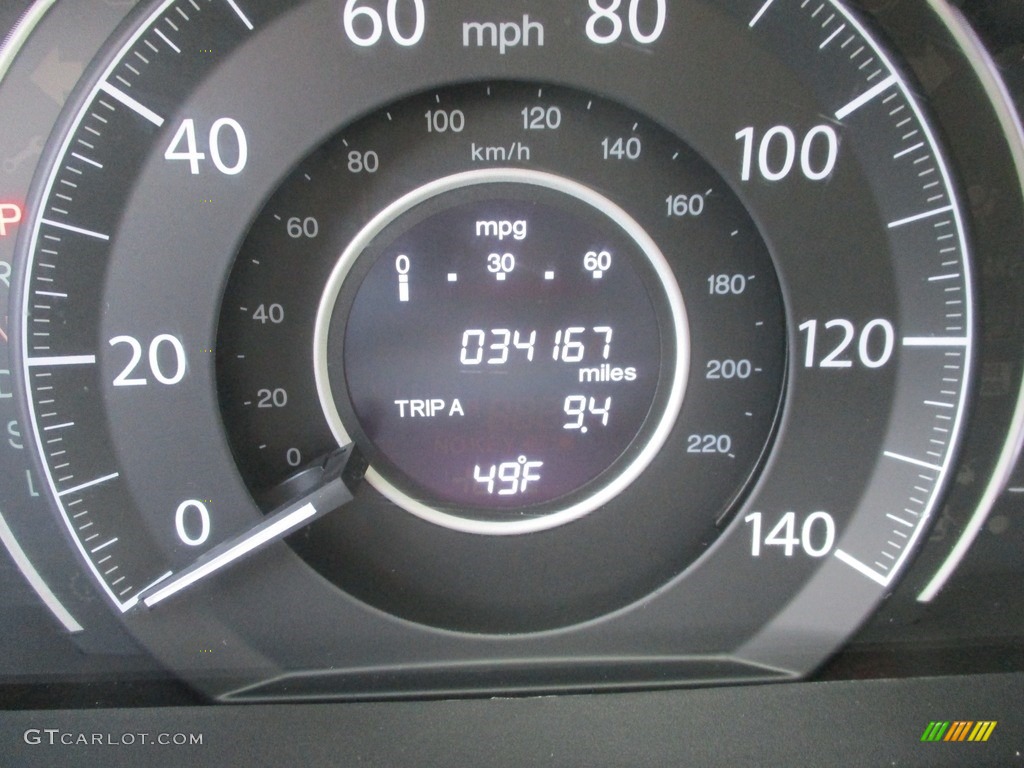 2016 CR-V LX AWD - Modern Steel Metallic / Gray photo #20