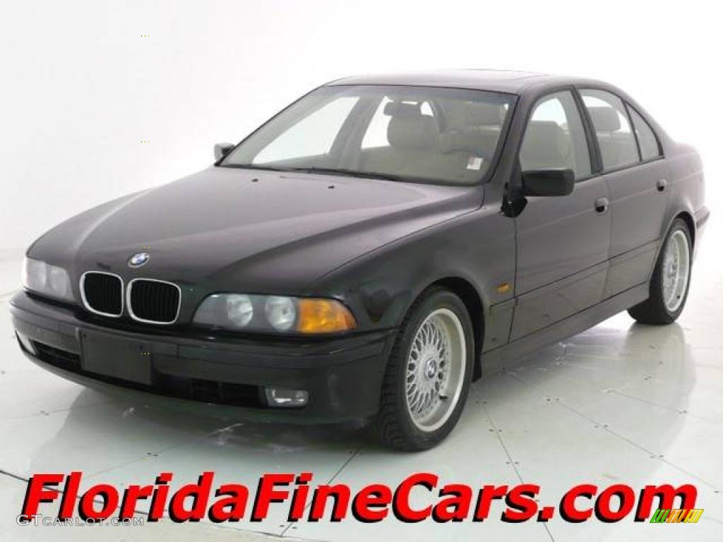 1999 5 Series 528i Sedan - Jet Black / Black photo #1