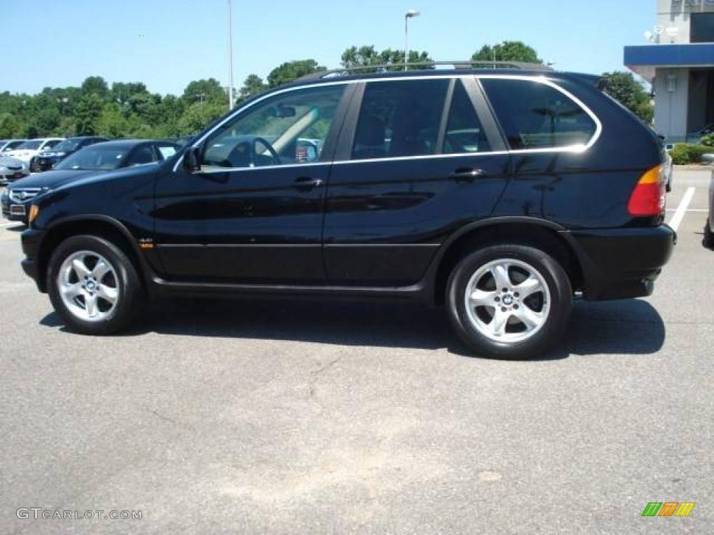 2001 X5 4.4i - Jet Black / Beige photo #3