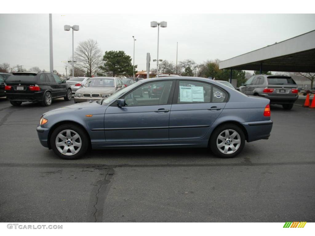 2004 3 Series 325xi Sedan - Steel Blue Metallic / Sand Montana Leather photo #4