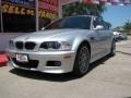 2002 Titanium Silver Metallic BMW M3 Coupe  photo #2