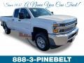 2019 Summit White Chevrolet Silverado 2500HD Work Truck Double Cab  photo #1