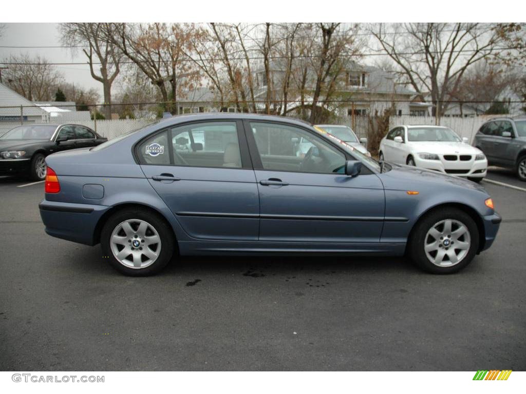 2004 3 Series 325xi Sedan - Steel Blue Metallic / Sand Montana Leather photo #8