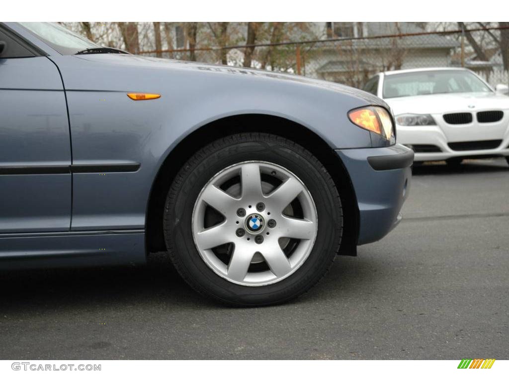 2004 3 Series 325xi Sedan - Steel Blue Metallic / Sand Montana Leather photo #9