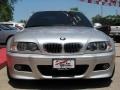 2002 Titanium Silver Metallic BMW M3 Coupe  photo #16