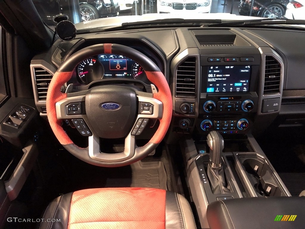 2017 F150 SVT Raptor SuperCrew 4x4 - Oxford White / Raptor Black/Orange Accent photo #3