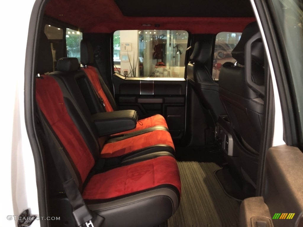 2017 F150 SVT Raptor SuperCrew 4x4 - Oxford White / Raptor Black/Orange Accent photo #17