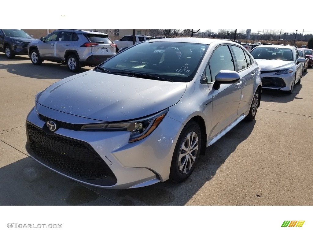 Classic Silver Metallic 2020 Toyota Corolla LE Hybrid Exterior Photo #132448833