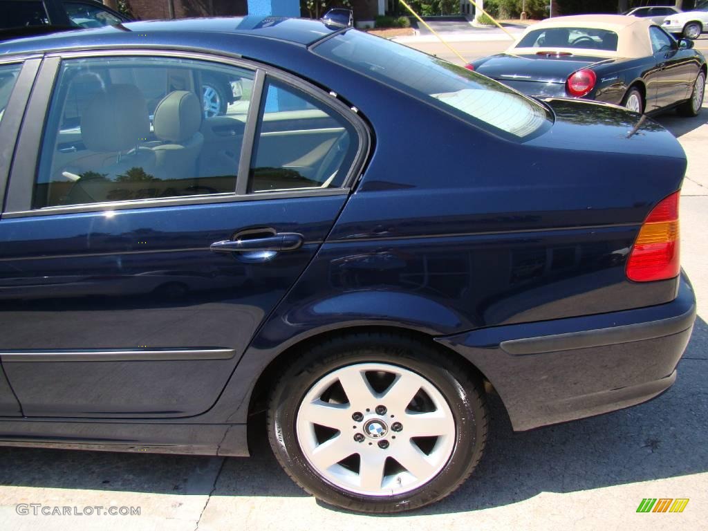 2003 3 Series 325i Sedan - Orient Blue Metallic / Beige photo #23