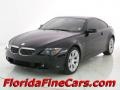 Jet Black - 6 Series 645i Coupe Photo No. 1