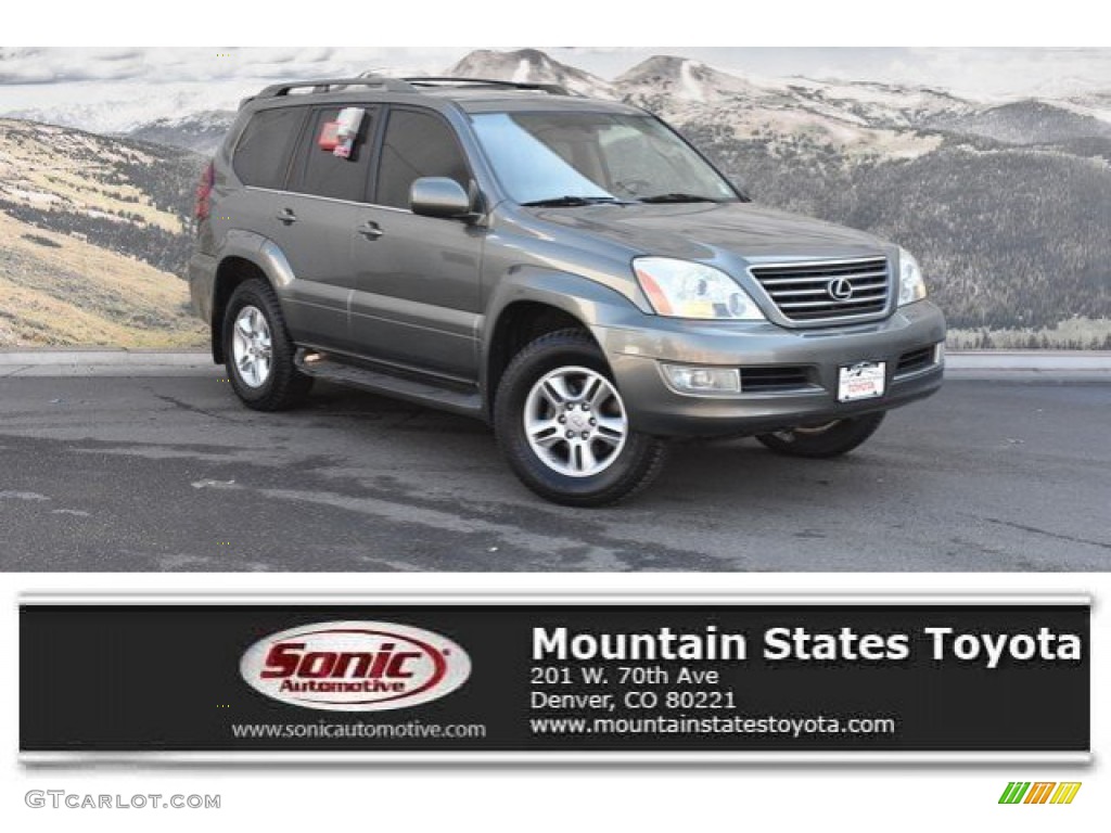 2007 GX 470 - Cypress Green Pearl / Dark Gray photo #1