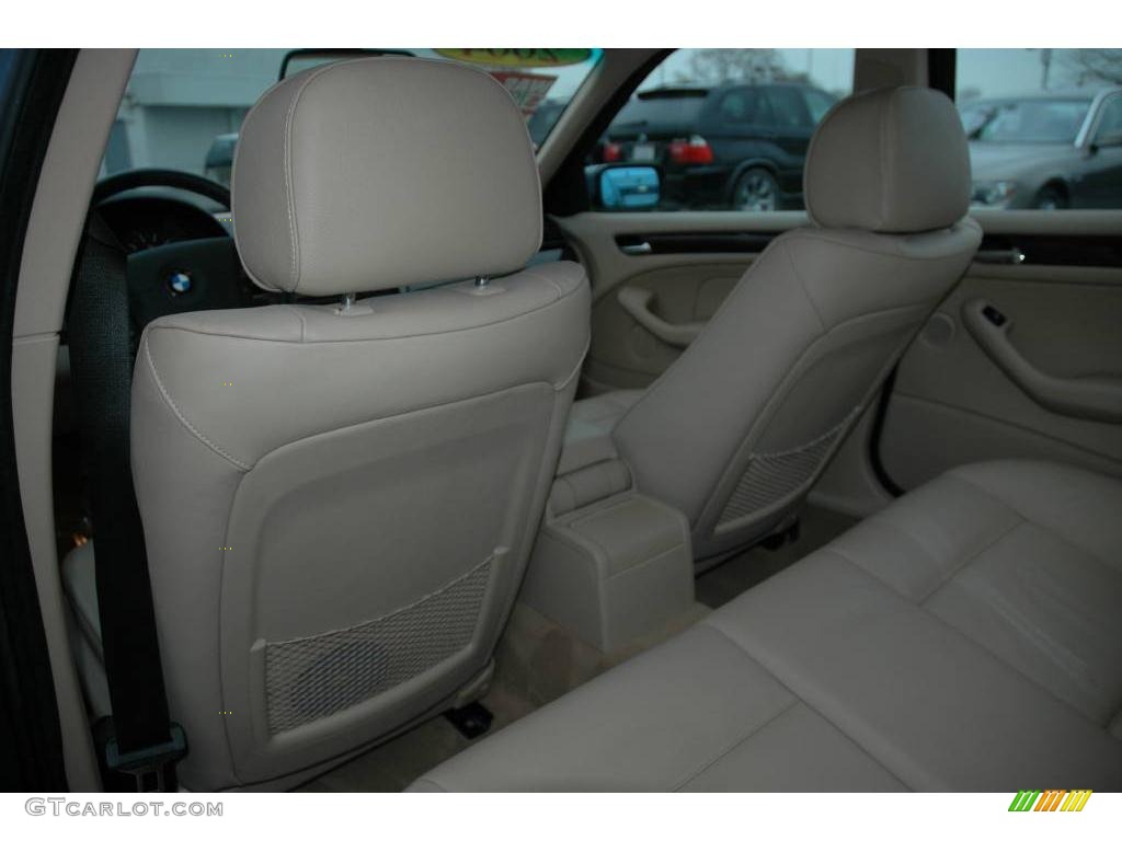 2004 3 Series 325xi Sedan - Steel Blue Metallic / Sand Montana Leather photo #16