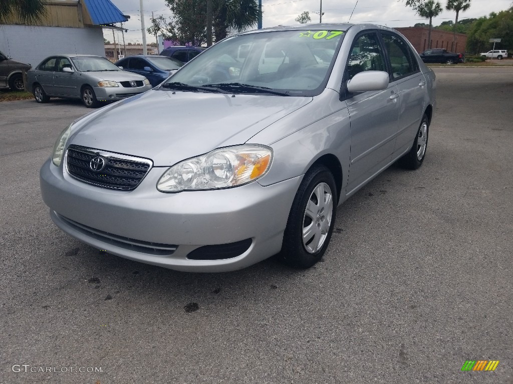 2007 Corolla LE - Phantom Gray Pearl / Stone photo #7
