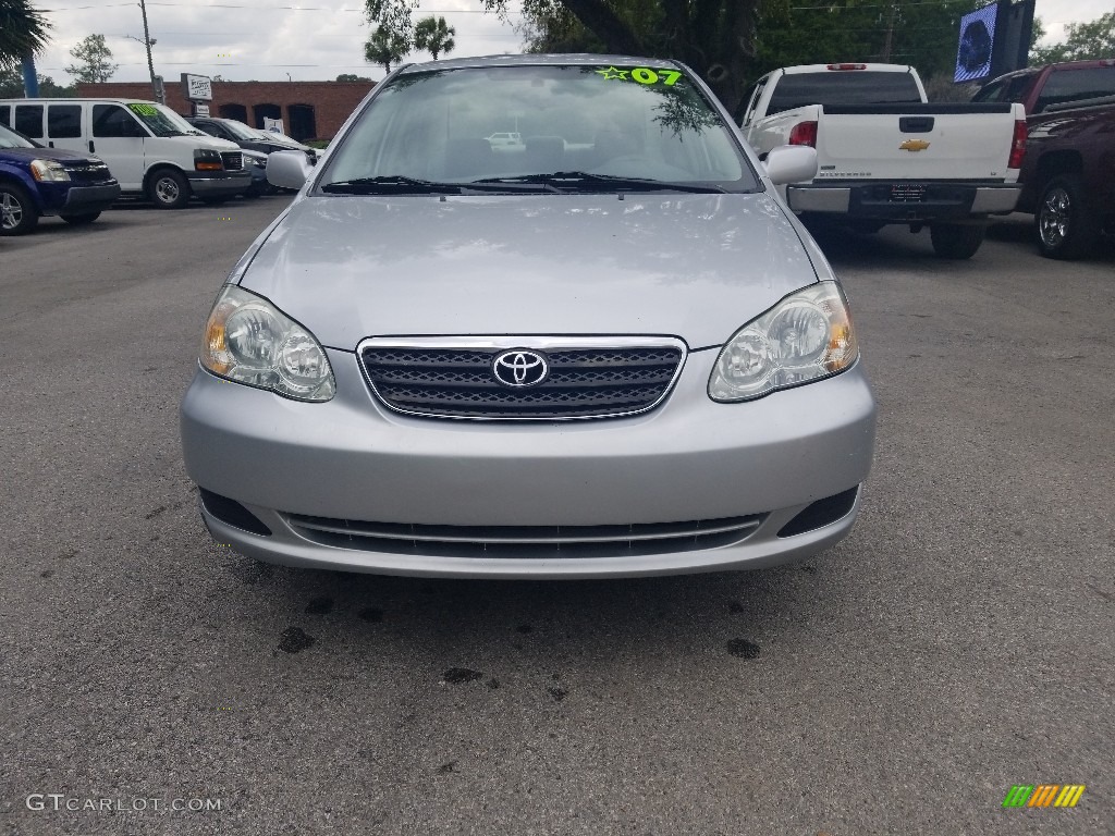 2007 Corolla LE - Phantom Gray Pearl / Stone photo #8