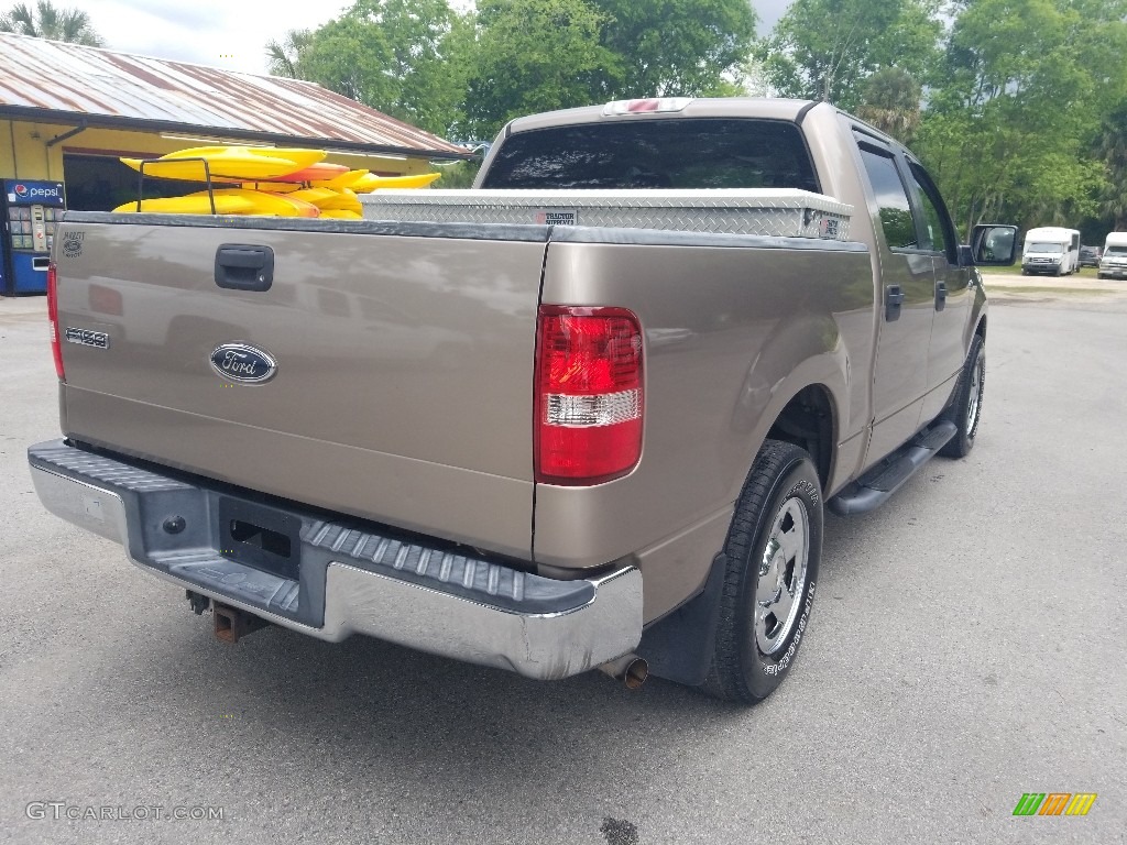 2005 F150 XLT SuperCrew - Arizona Beige Metallic / Tan photo #3