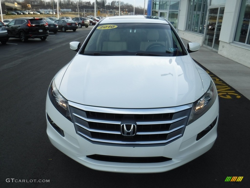 2010 Accord Crosstour EX-L 4WD - White Diamond Pearl / Ivory photo #5