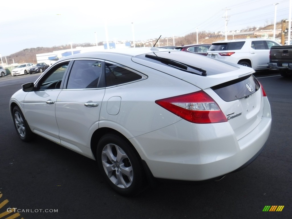 2010 Accord Crosstour EX-L 4WD - White Diamond Pearl / Ivory photo #7