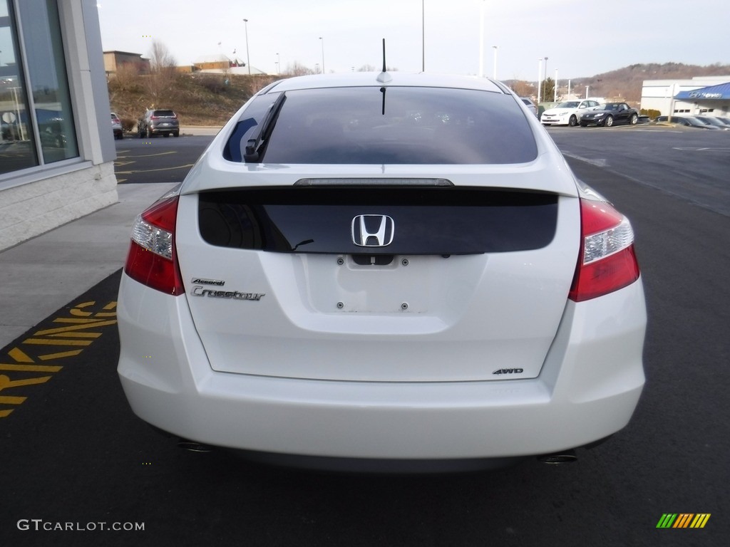 2010 Accord Crosstour EX-L 4WD - White Diamond Pearl / Ivory photo #8