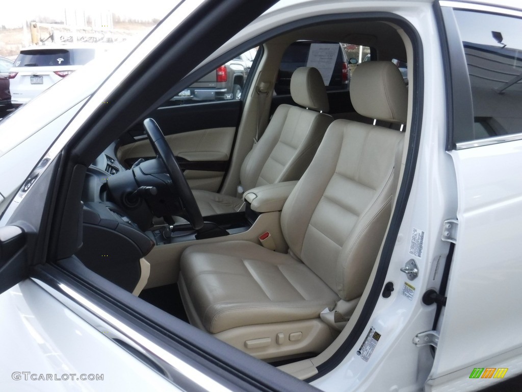 2010 Accord Crosstour EX-L 4WD - White Diamond Pearl / Ivory photo #15