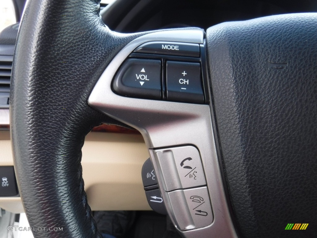 2010 Accord Crosstour EX-L 4WD - White Diamond Pearl / Ivory photo #24