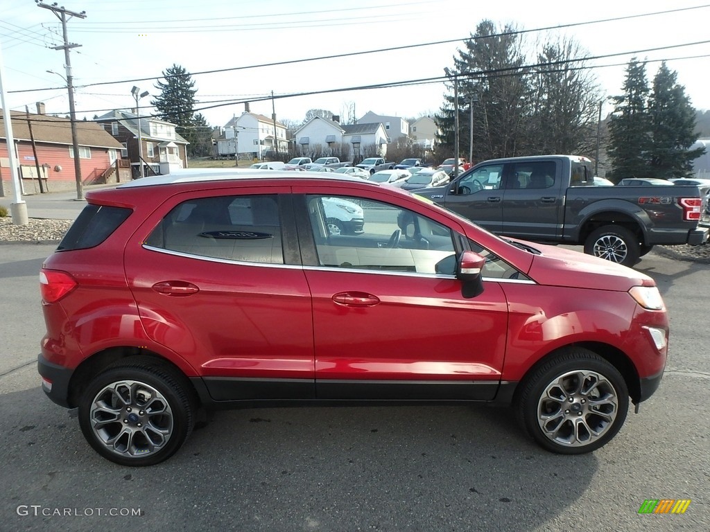 2018 EcoSport Titanium 4WD - Ruby Red / Medium Light Stone photo #4