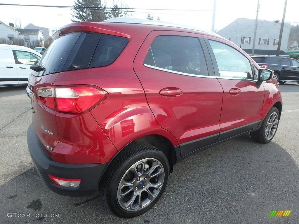 2018 EcoSport Titanium 4WD - Ruby Red / Medium Light Stone photo #5