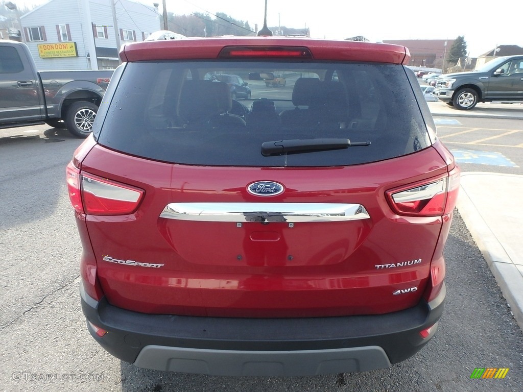 2018 EcoSport Titanium 4WD - Ruby Red / Medium Light Stone photo #7