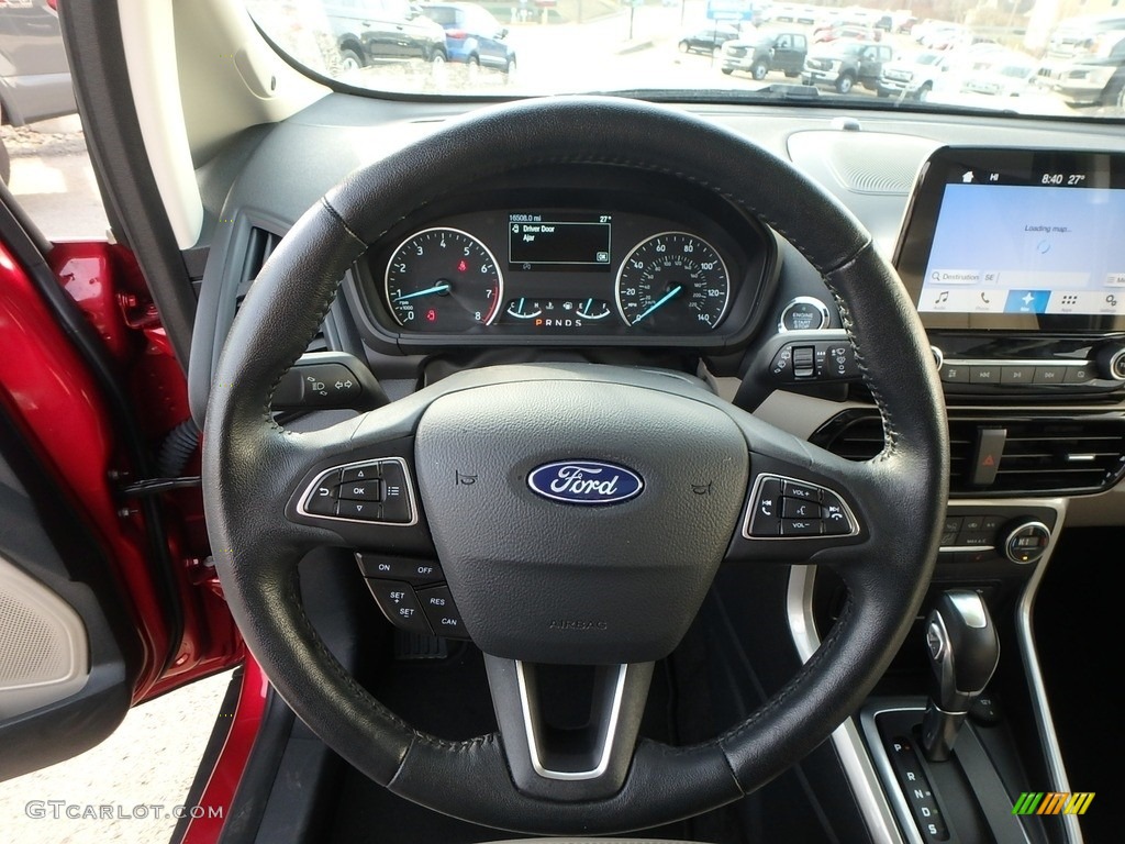 2018 EcoSport Titanium 4WD - Ruby Red / Medium Light Stone photo #17