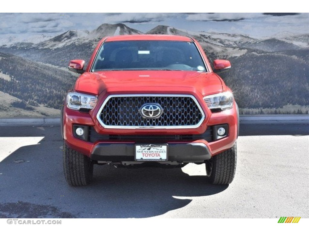 2019 Tacoma TRD Off-Road Double Cab 4x4 - Barcelona Red Metallic / TRD Graphite photo #2