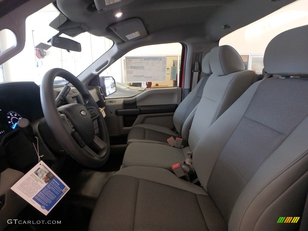 2019 F150 XL Regular Cab 4x4 - Race Red / Earth Gray photo #6