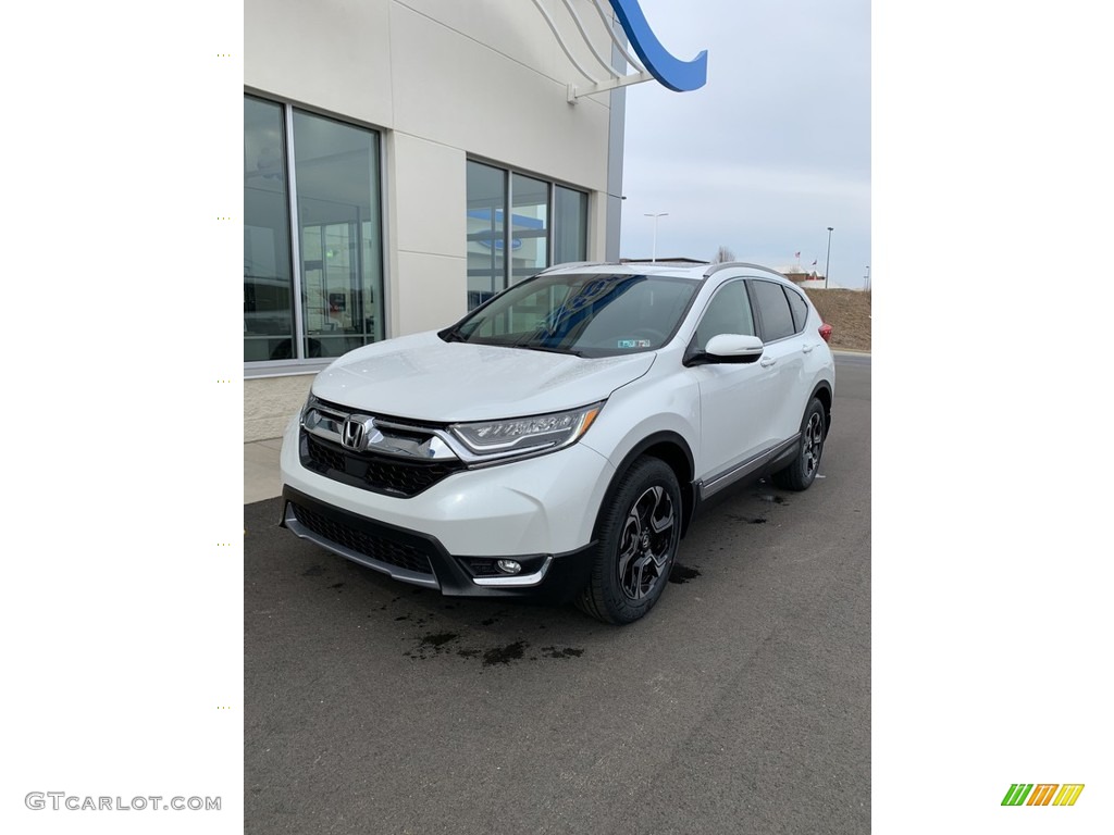 2019 CR-V Touring AWD - Platinum White Pearl / Black photo #2